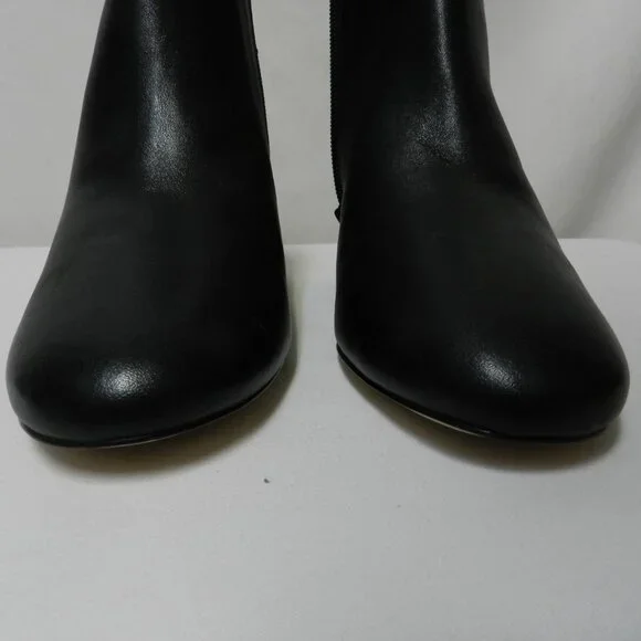 Cole Haan Arden Leather block heel Ankle boots botties black zip NEW Size Sz 9